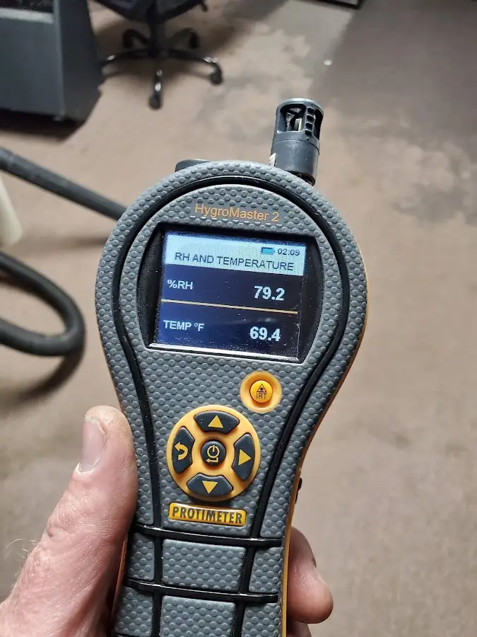 Moisture meter humidity assessment for Mold Remediation & Removal in Wolf Trap